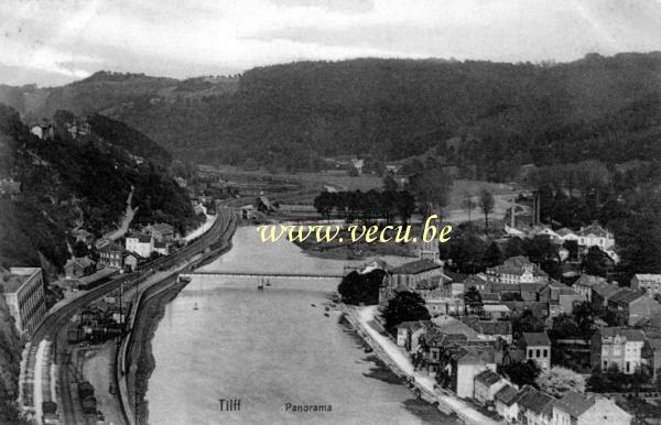 ancienne carte postale de Tilff Panorama