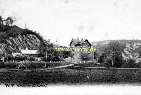 ancienne carte postale de Tilff Hôtel de Sainval