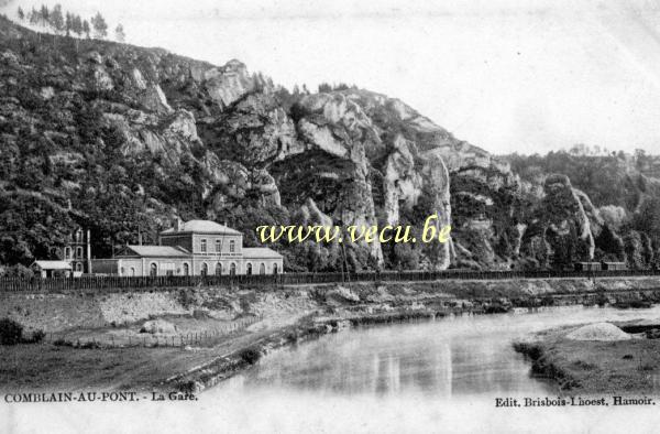 ancienne carte postale de Comblain-au-Pont La Gare