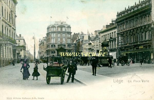 postkaart van Luik La Place Verte