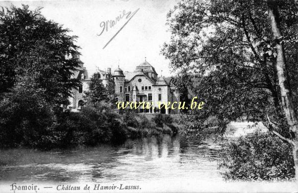 ancienne carte postale de Hamoir Château de Hamoir - Lassus