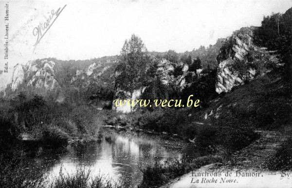 ancienne carte postale de Sy La roche noire