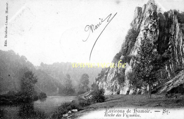 ancienne carte postale de Sy Roche des vignobles