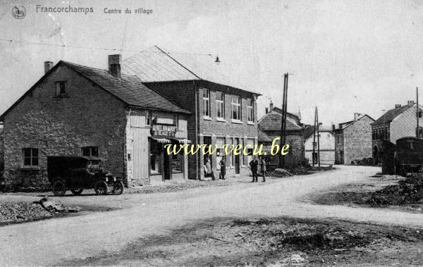 Cpa de Francorchamps Centre du village