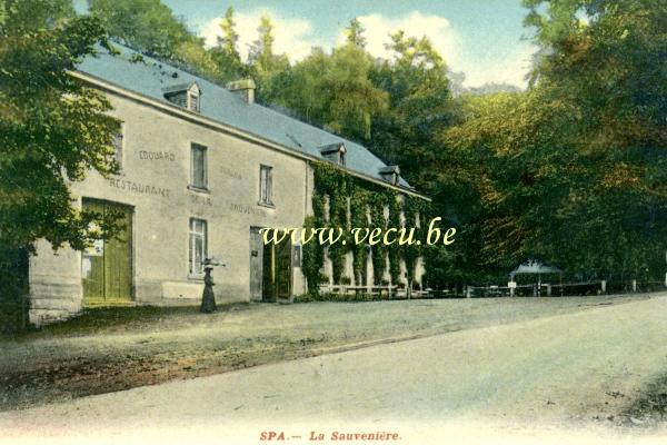 ancienne carte postale de Spa La Sauvenière