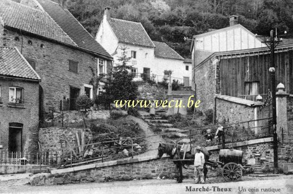 ancienne carte postale de Theux Marché - Theux un coin rustique