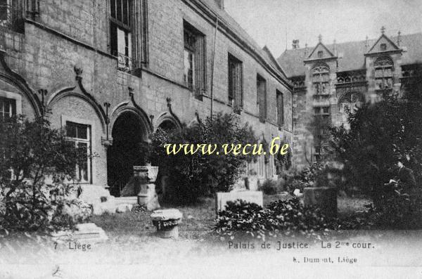 postkaart van Luik Palais de Justice - La 2ème cour