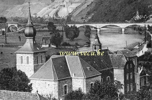 ancienne carte postale de Chanxhe L'église