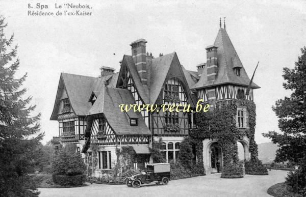 postkaart van Spa Le Neubois - résidence de l'ex Kaiser