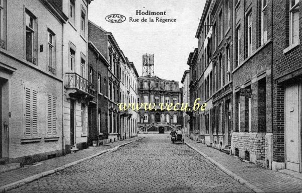 ancienne carte postale de Hodimont Rue de la Régence