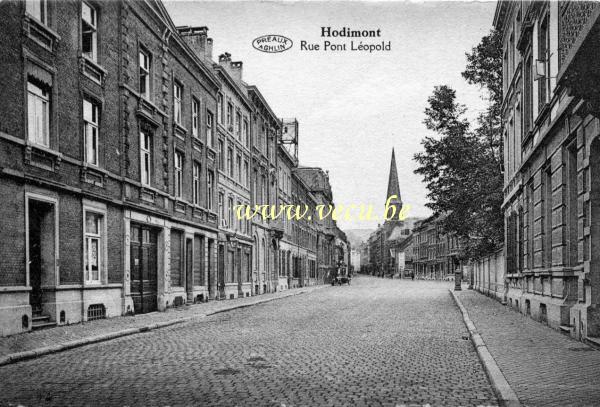 ancienne carte postale de Hodimont Rue Pont Léopold