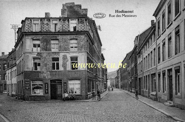 ancienne carte postale de Hodimont Rue des Messieurs