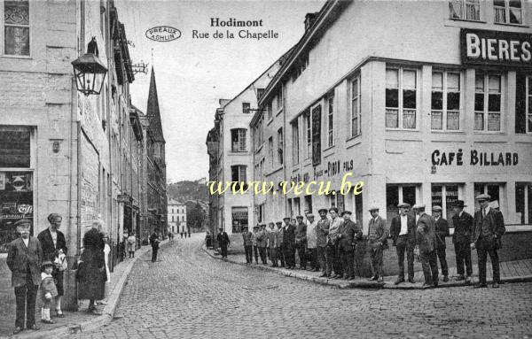 ancienne carte postale de Hodimont Rue de la Chapelle