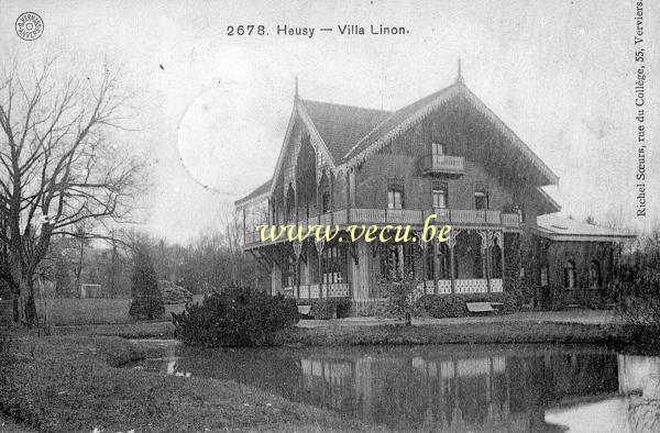 ancienne carte postale de Heusy Villa Linon