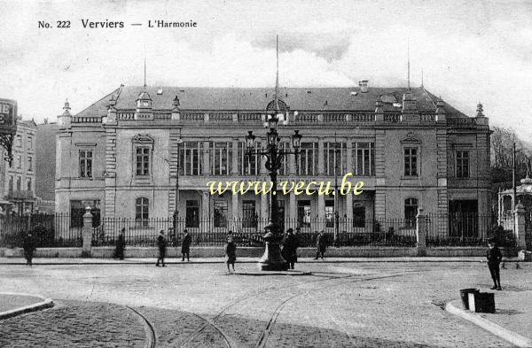 ancienne carte postale de Verviers L'Harmonie