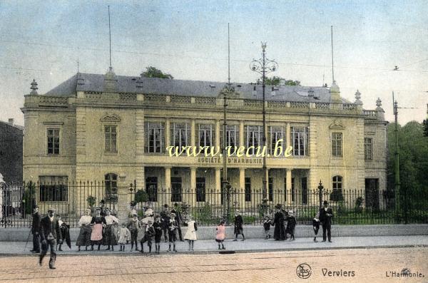 ancienne carte postale de Verviers L'Harmonie