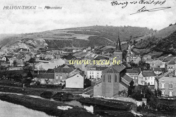 ancienne carte postale de Prayon-Trooz Panorama