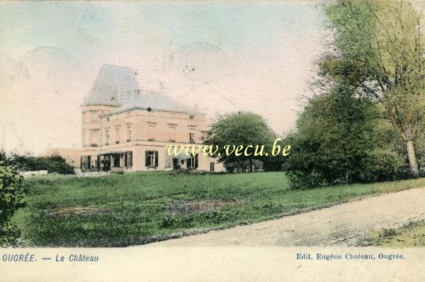 ancienne carte postale de Ougrée Le Château