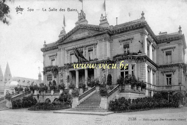 ancienne carte postale de Spa La Salle des Bains