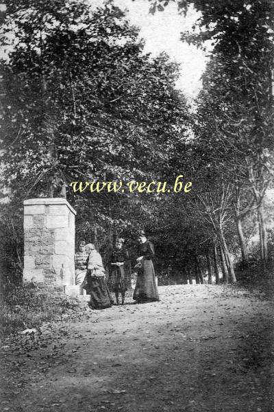 ancienne carte postale de Chèvremont La Montagne, dernière station