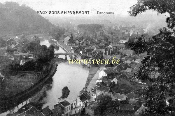 ancienne carte postale de Vaux Panorama