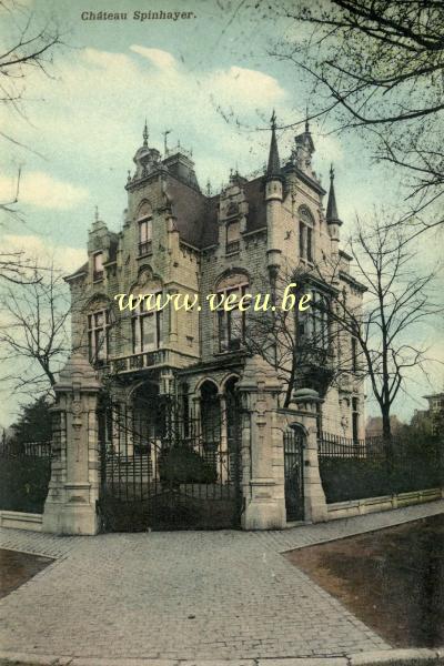 ancienne carte postale de Verviers Château Spinhayer