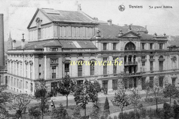 ancienne carte postale de Verviers Le Grand Théatre