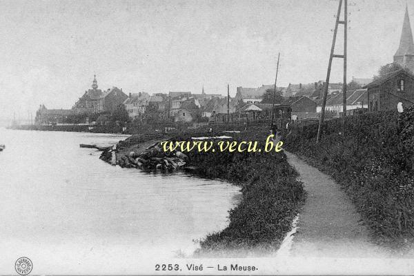 ancienne carte postale de Visé La Meuse