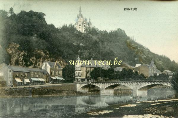 ancienne carte postale de Esneux Vue du village