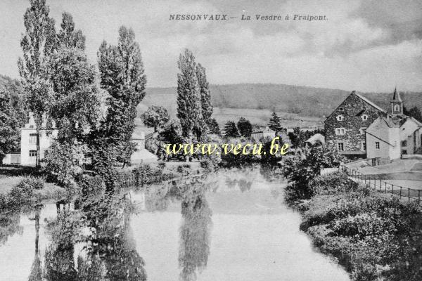 ancienne carte postale de Nessonvaux La Vesdre à Fraipont