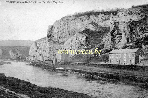 ancienne carte postale de Comblain-au-Pont Le pic Napoléon