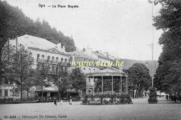 postkaart van Spa La Place Royale