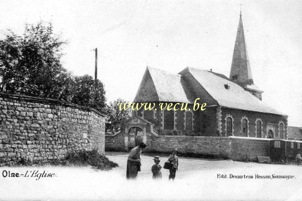 ancienne carte postale de Olne L'Eglise