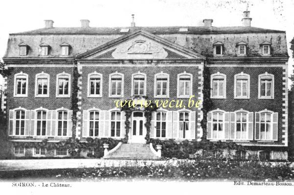 ancienne carte postale de Soiron Le Château