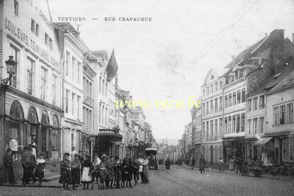 ancienne carte postale de Verviers Rue Crapaurue
