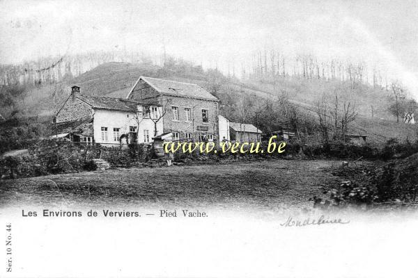 ancienne carte postale de Verviers Pied Vache - Environs de Verviers