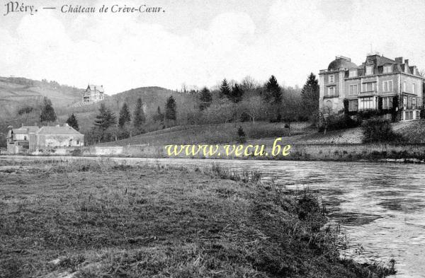 ancienne carte postale de Méry Château de Crève-Coeur
