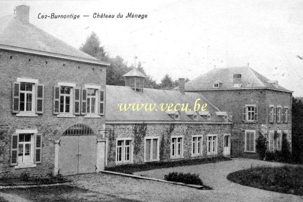 ancienne carte postale de Werbomont Lez-Burnontige - Château du Ménage