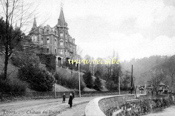 ancienne carte postale de Trooz Château des Roches