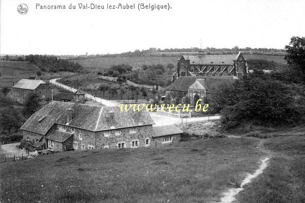 ancienne carte postale de Aubel Panorama du Val-Dieu-lez-Aubel