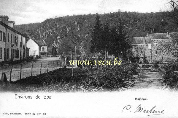 ancienne carte postale de Marteau (Spa) Environs de Spa - Marteau