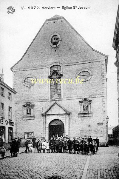 ancienne carte postale de Verviers Eglise St Joseph