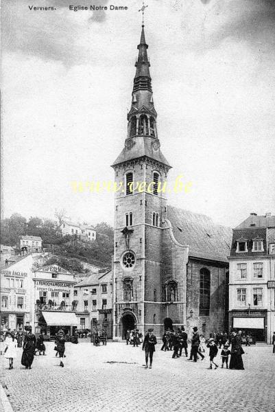 ancienne carte postale de Verviers Eglise Notre Dame