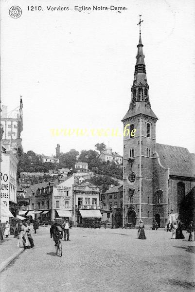 ancienne carte postale de Verviers Eglise Notre Dame