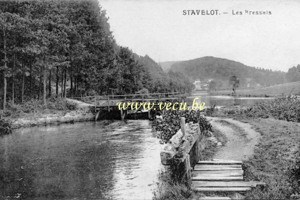 ancienne carte postale de Stavelot Les Bressais