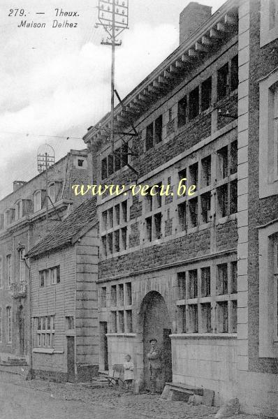 ancienne carte postale de Theux Maison Delhez