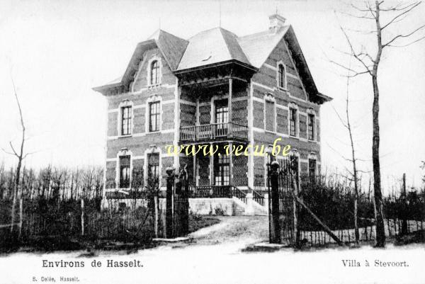 ancienne carte postale de Hasselt Environs de Hasselt - Villa à Stevoort