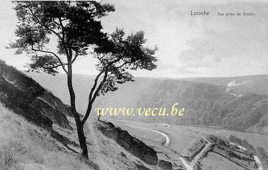 ancienne carte postale de Laroche Vue prise de Dester