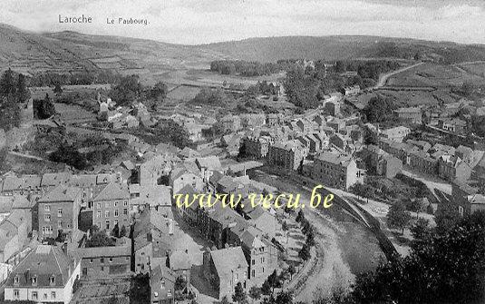 ancienne carte postale de Laroche Le Faubourg