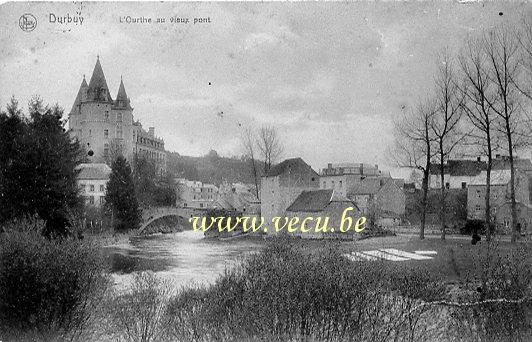 Cpa de Durbuy L'Ourthe au vieux pont